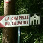 es geht aufwärts zur Chapelle du Calvaire