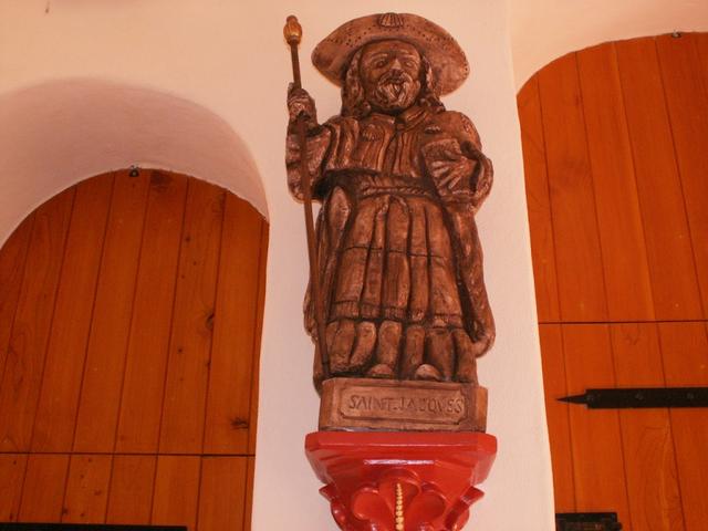 Pilgerstatue in der Kapelle