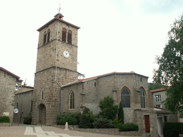 die Kirche von St.Julien Molin Molette