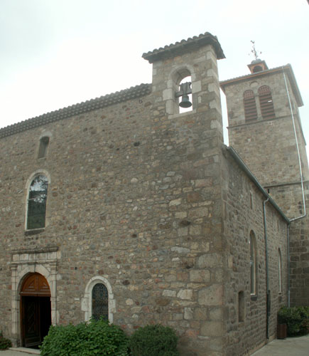 die Kirche von St.Julien Molin Molette