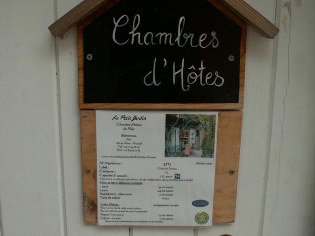 Chambres d'hôtes Le Petit Jardin