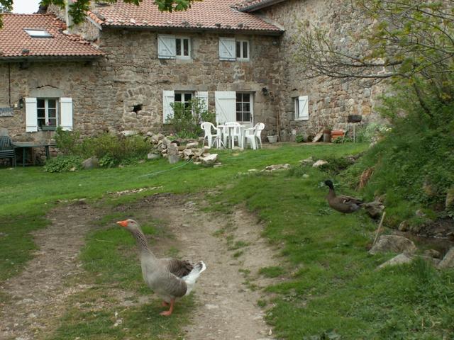 Gîte et Table d'Hôtes de la Grange-Haute. Hier werden wir heute übernachten