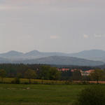 Breitbildfoto kurz vor Montfaucon en Velay