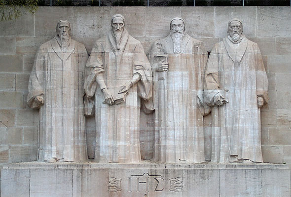 Reformationsdenkmal Farel, Calvin, Beza, Knox