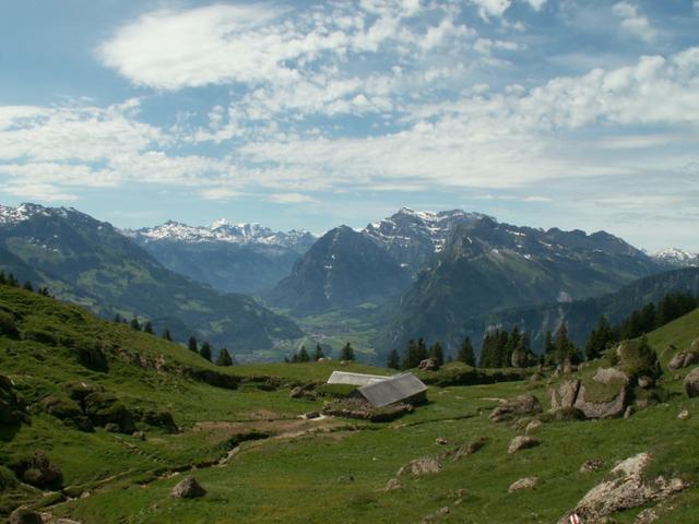 was für eine Aussicht von der Obernätenalp