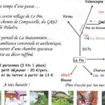 Lageplan vom Chambres d'hôtes La Buissonnière