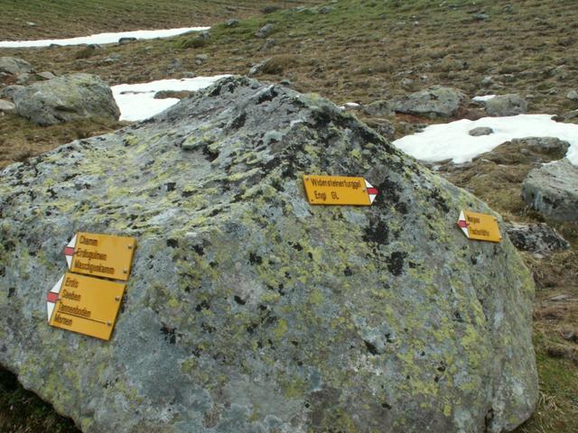 praktisch so ein Felsbrocken genau an der richtigen Stelle