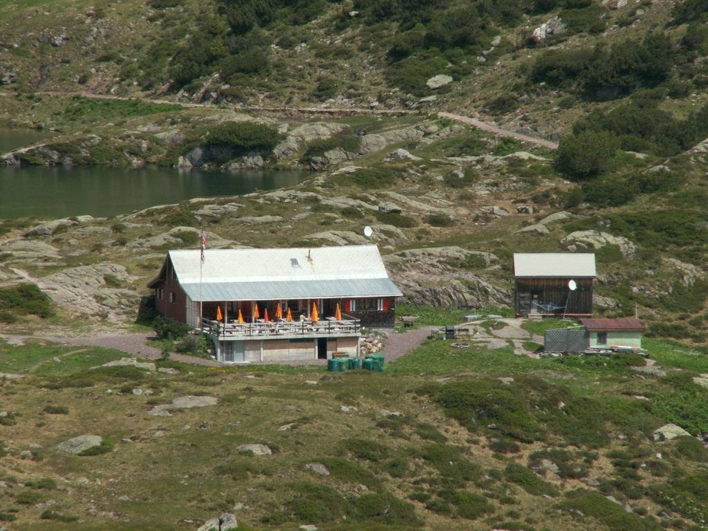 Bald haben wir die Murgseehütte erreicht