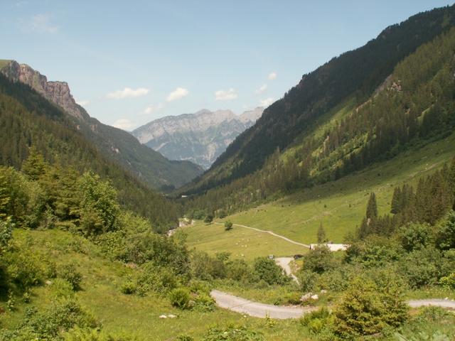 Blick auf Alp Mornen