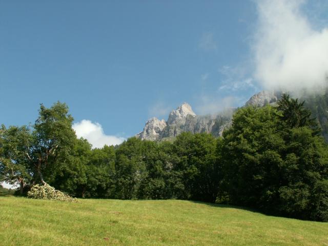 auf dem Weg zum Paxmal mit Blick zum Frümsel