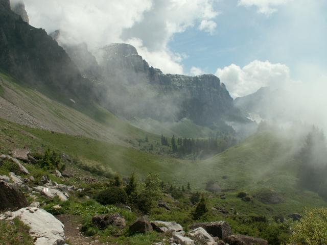 die Wolken verziehen sich