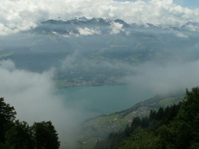 nun sieht man auch den Walensee