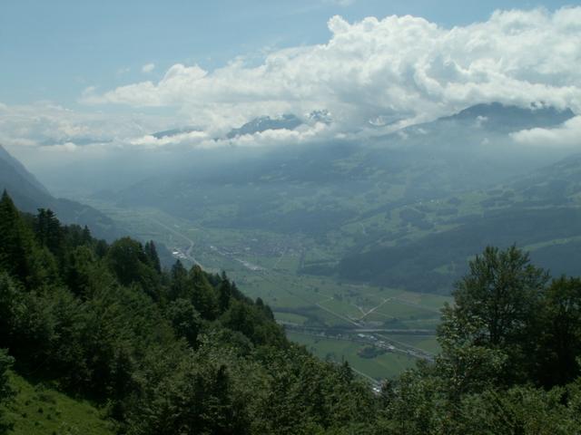 Blick runter ins Seeztal