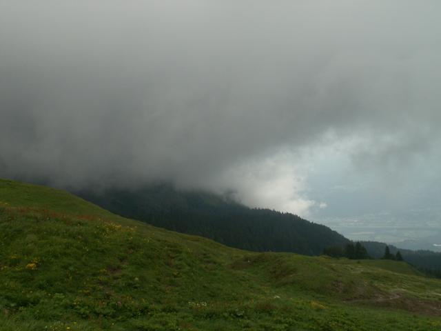 es sieht nach Regen aus