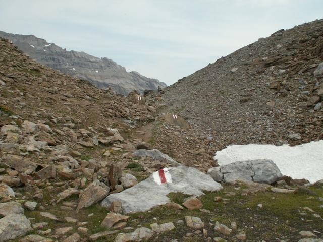 wir haben die Beggilücke 2537 m.ü.M. erreicht