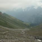 bei Gletscherchopf 2200 m.ü.M. mit Blick auf Alp Altenoren
