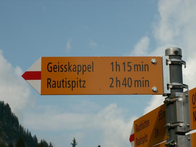 der Weg ist noch weit bis zum Rautispitz