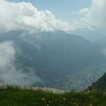 leider schlechte Sicht Richtung Glarner Berge