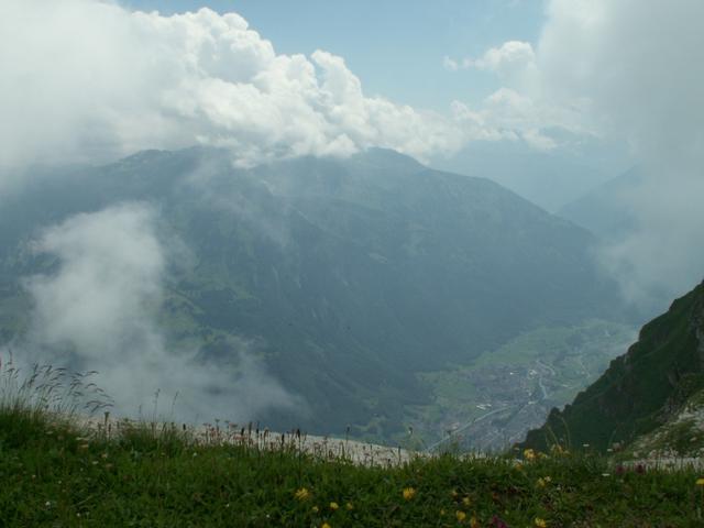 leider schlechte Sicht Richtung Glarner Berge