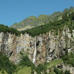 der Isengrind Wasserfall der dritt höchste der Schweiz