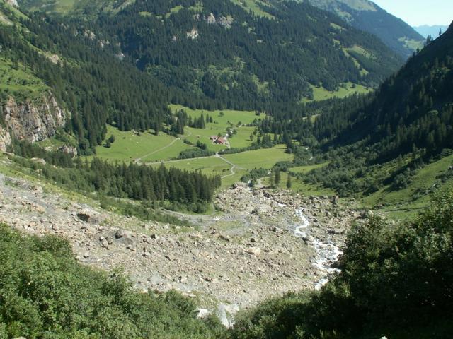 Blick zurück nach Walabütz-Untersäss