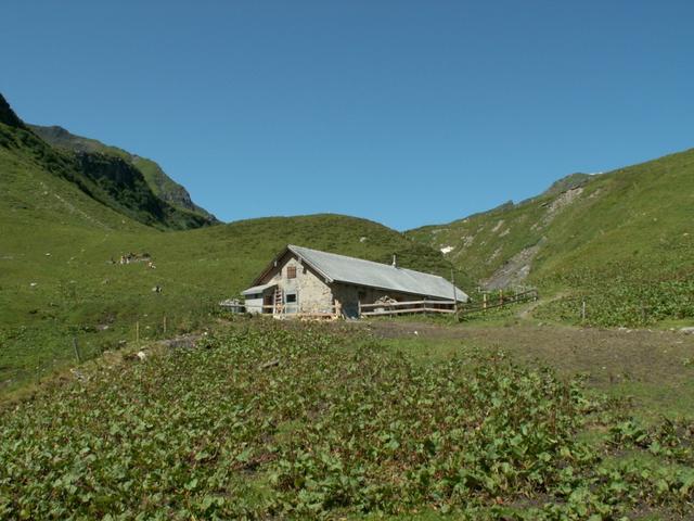 Alphütten bei der Fooalp