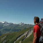 Franco bestaunt das Aussicht