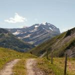 bei Gmein Mad 1730 m.ü.M. mit Blich zum Vorab