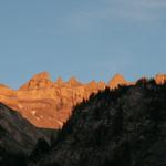 Sonnenuntergang beim Martinsloch