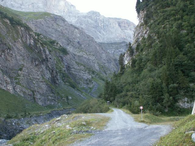 rein in die Schlucht