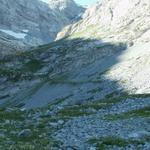 bei Walenboden 1901 m.ü.M. mit Blick auf dritter Steilstufe