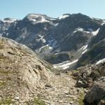 Blick zurück und auf den Glarner und Bündner Vorab