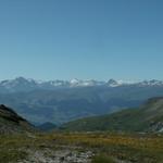 Blick vom Panixerpass Richtung Bündner Berge