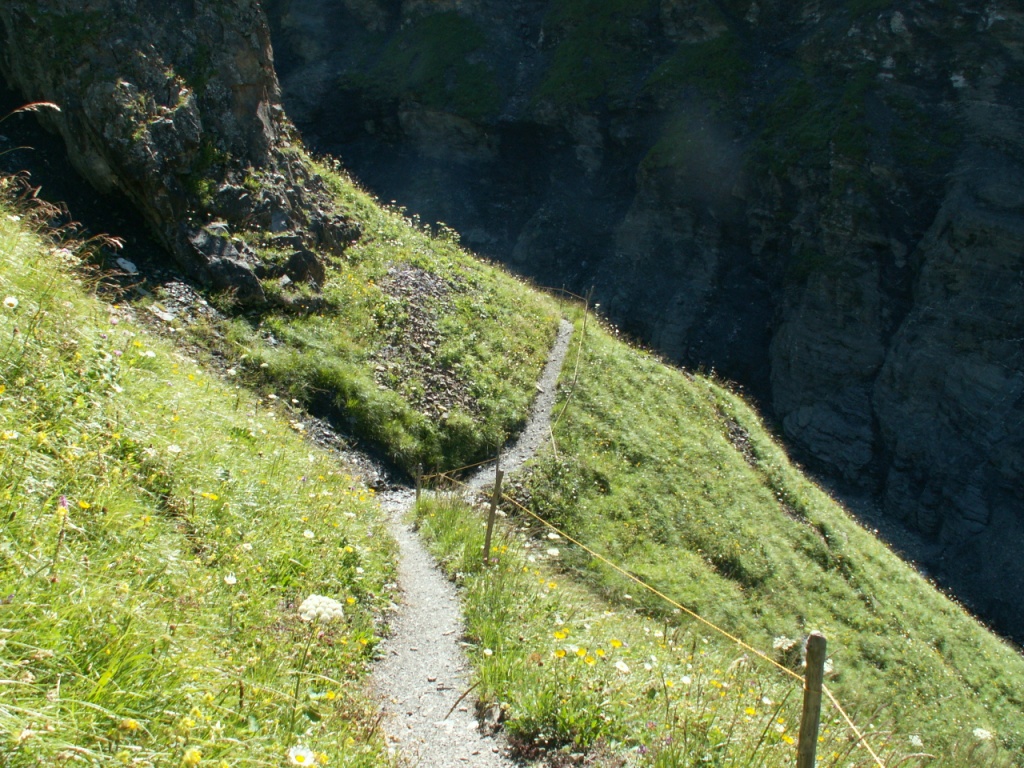 schöner Bergpfad