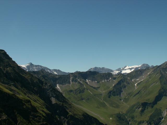 Blick Richtung Tristelhorn und Piz Sardona