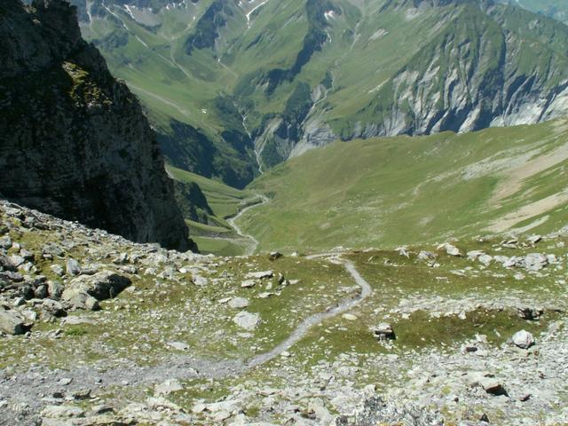 Blick runter nach Batöni