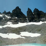 Breitbildfoto Wildsee mit Lavtinahörner