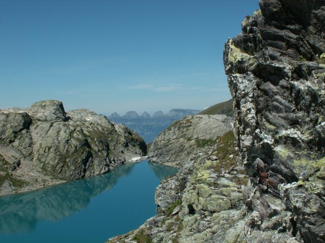 der Wildsee, im Hintergrund die Churfirsten