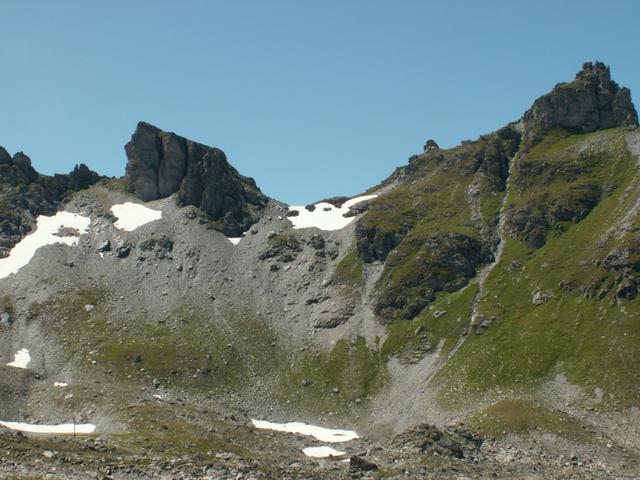 nochmals ein Blick zum Lavtinasattel