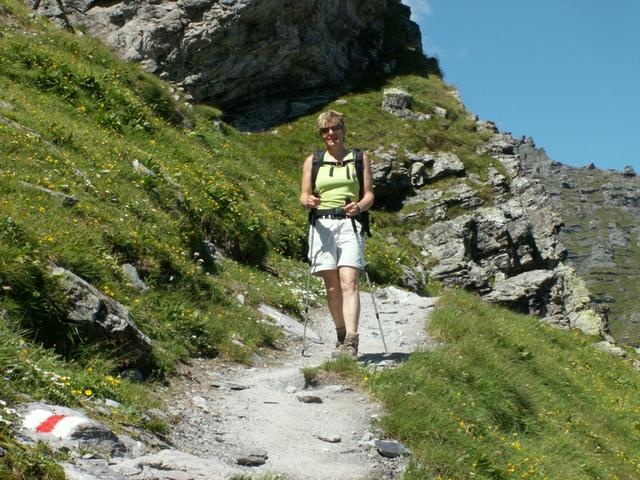 Mäusi auf dem Weg Richtung Pizolhütte