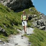 Mäusi auf dem Weg Richtung Pizolhütte