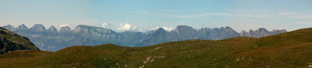 Breitbildfoto Churfirsten und Alvierkette