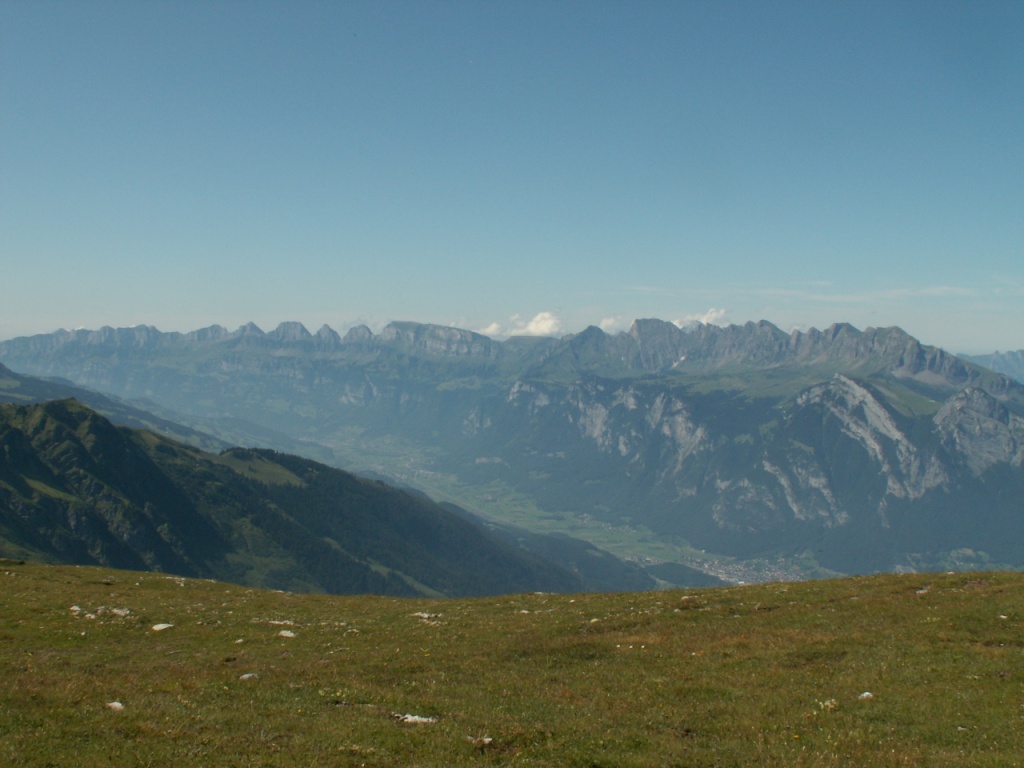 Churfirsten- und Alvierkette schön aufgereiht