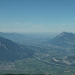 Blick runter ins Rheintal