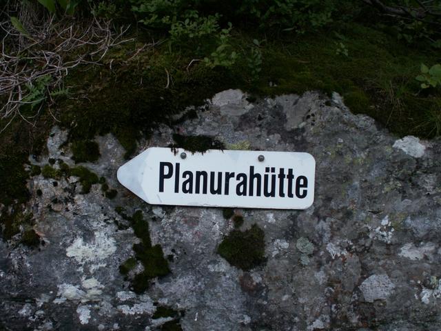 unser Tagesziel die Planurahütte