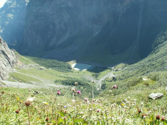 Blick runter nach Hinter Sand