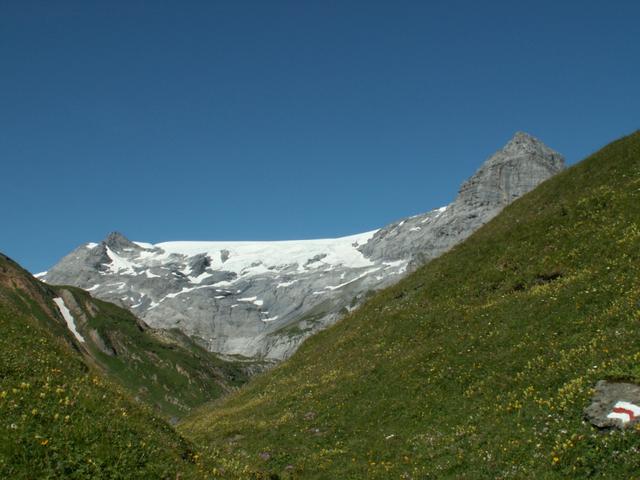 Blick Richtung Claridengletscher mit Vorder Spitzalpelistock