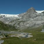 Blick Richtung Claridengletscher mit Vorder Spitzalpelistock