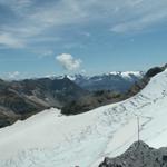 Blick auf den Sandgletscher